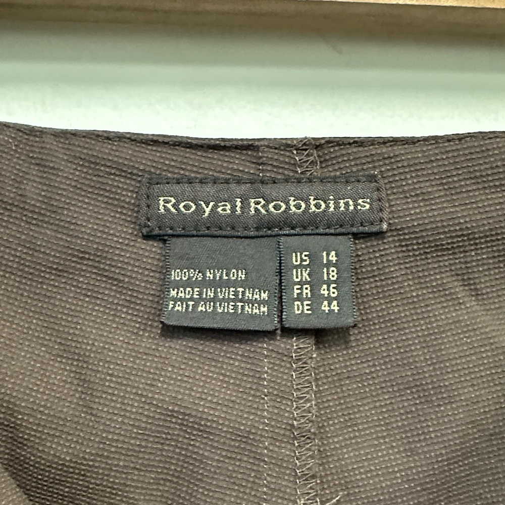 Royal Robbins Chocolate Brown Nylon Hiking Skort - Picture 4 of 7
